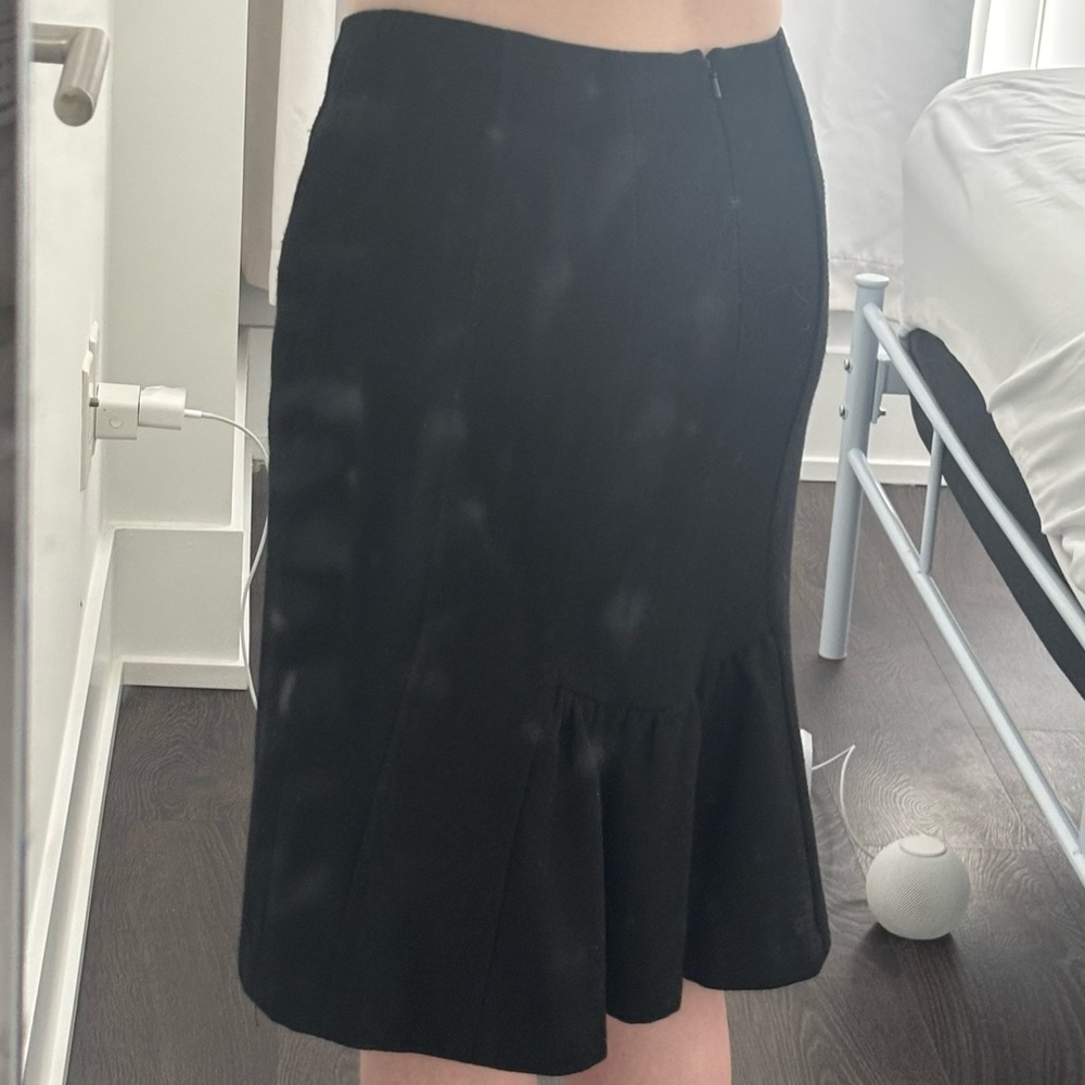 Pencil Skirt with Kickback